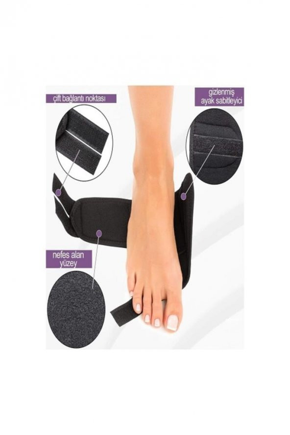 Halluks Valgus Gece Ateli Ayak Bunyon Kemik Koruyucu 1 Çift (sağ Ve Sol) - 3