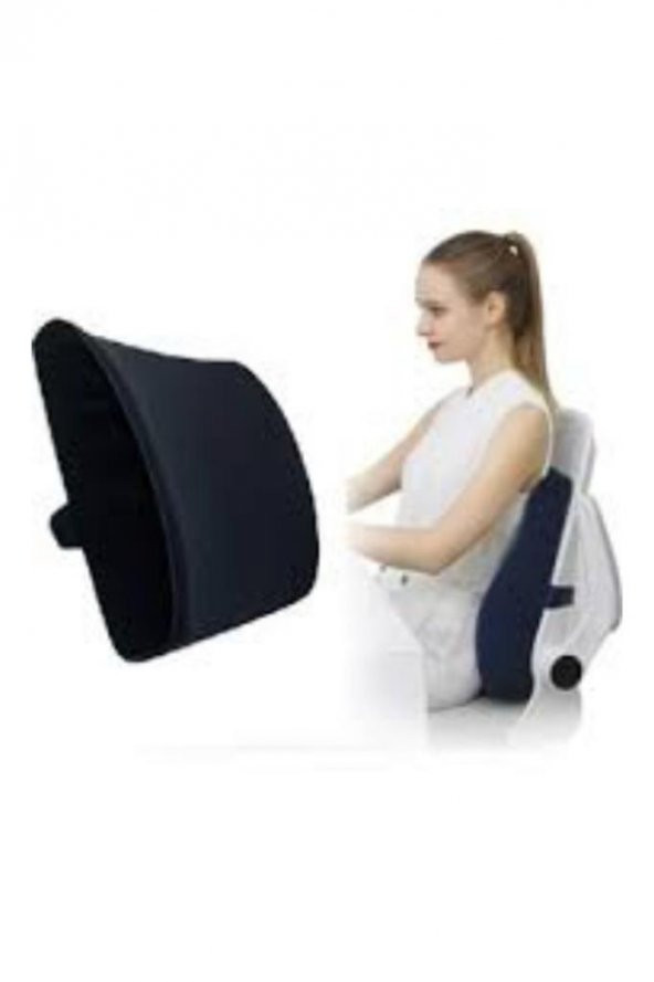 Sırt Destekleyici Oto Araç Minderi Sandalye Yastığı Pu Sünger Bel Minderi Ortopedik Ürün Minder - 2