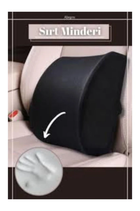 Ortopedik Support Yastık Anatomik Bel Yastığı Ev Ofis Araba Koltuk Sırt Bel Destek Minderi Minder - 5