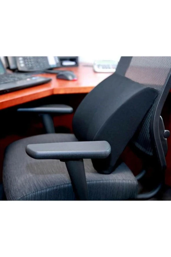 Ortobedik Bel Yastığı Sırt Minderi Sırt Bel Destek Yastığı Minder - 2