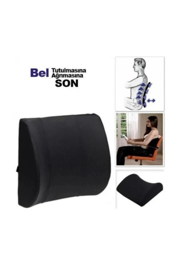 Tam Ortopedik Sırt Minderi Bel Yastığı Destek Dik Duruş Desteği - 3
