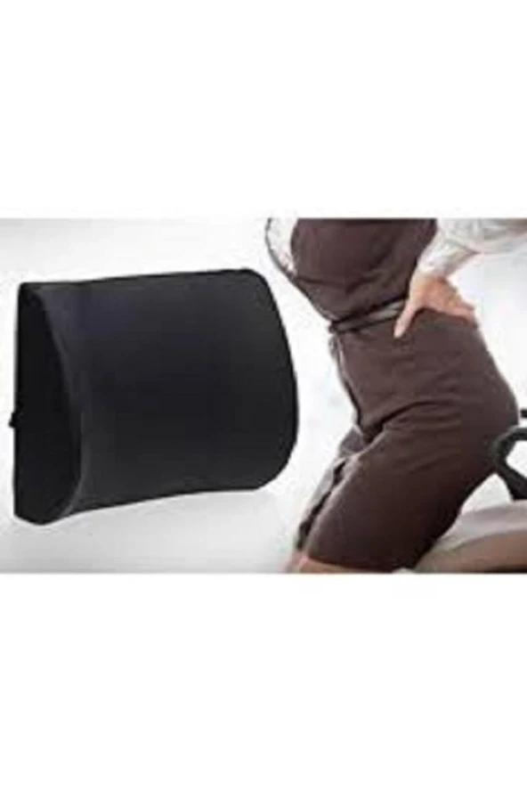 Tam Ortopedik Sırt Minderi Bel Yastığı Destek Dik Duruş Desteği