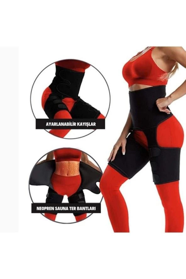 Bel Kalça Bacak Korse Basen Toparlayıcı Sıkılaştırıcı Korse Termal Korse Inceltici Korse Termalkorse - 2