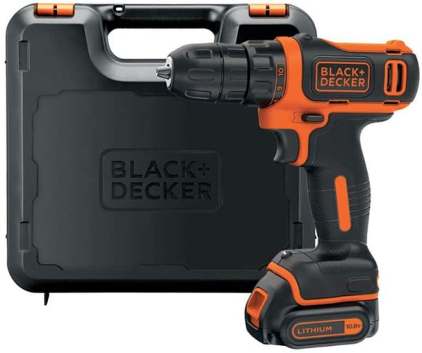 Black+Decker BDCDD12K-QW 10.8V 1.5 Ah Li-Ion Darbesiz Akülü Vidalama