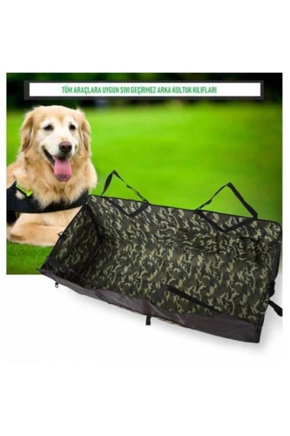 Araç Içi Arka Koltuk Köpek Örtüsü (kamuflaj Desenli) - 5