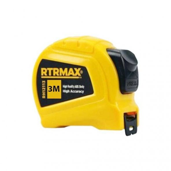 Rtrmax Rh12111 Şerit Metre Stoplu 3x16 Mm 6 Adet