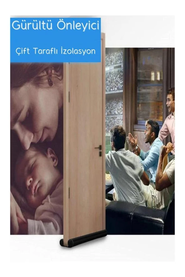 Kapı Altı Isı Ve Ses Yalıtım Rüzgar Önleyici Kapı Altı Rüzgarlık 2li - 3