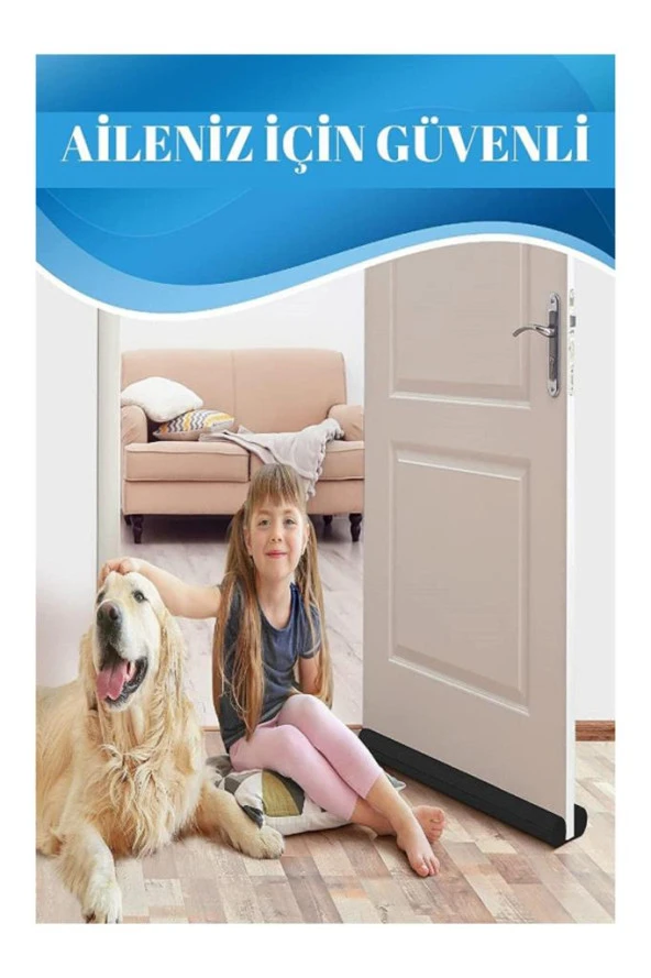 Kapı Altı Isı Yalıtım Süngeri Çift Yönlü Rüzgar Ses Böcek Önleyici 2 Adet