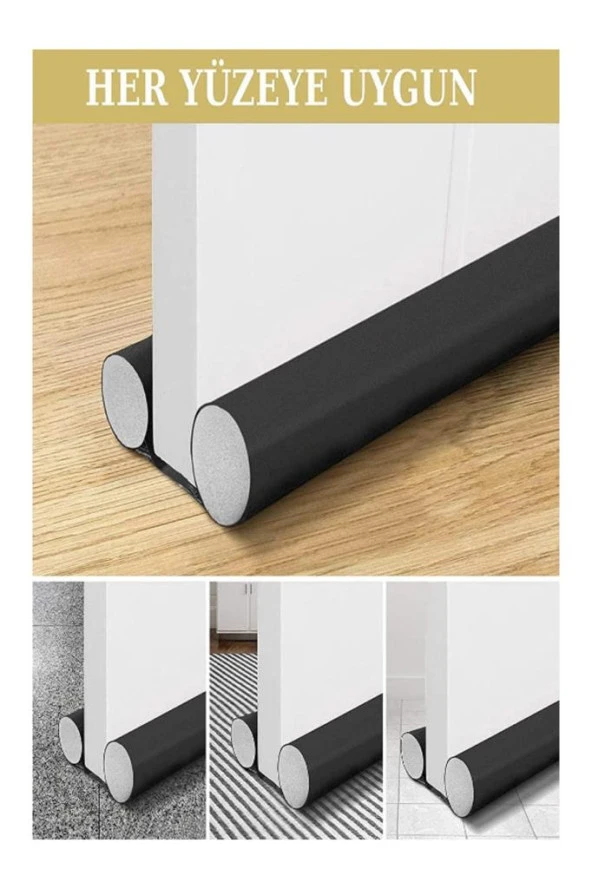 Lüks Kapı Altı Rüzgar Önleyici Sünger Rüzgarlık 90 Cm Uzunluk - 6