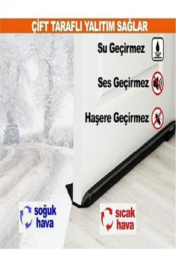 Isı Işık Önleyici Kapı Altı Rüzgar Önleyici Sünger Kapı Altlığı Isıyalıtımsüngeri - 5