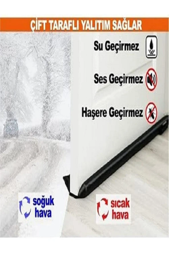 Kapı Altı Isı Yalıtım Süngeri Çift Taraflı Kapı Altı Rüzgar Toz Önleyici Yakıt Tasarrufu - 5