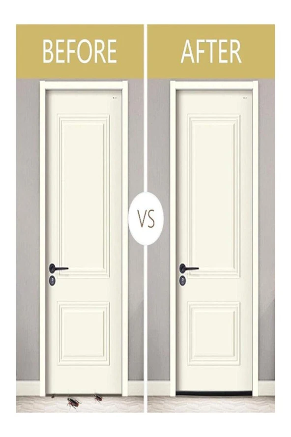 Çift Taraflı Kapı Altı Rüzgar Koku Ve Böcek Önleyici Koruyucu Strafor - 3