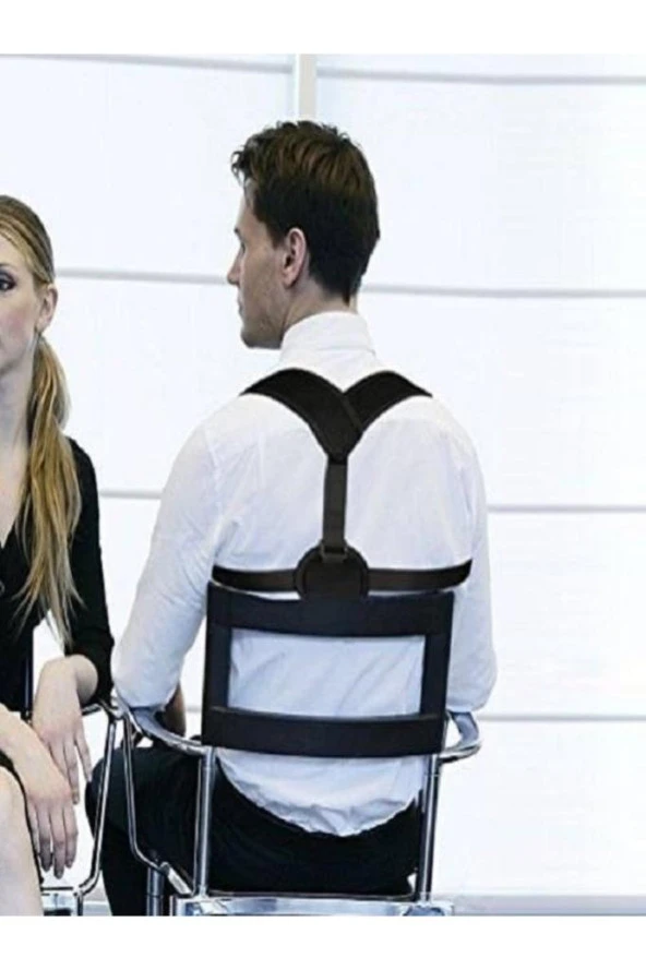 Kelebek Dik Duruş Korse Kadın Erkek Sporcu Dik Durma Bel Sırt Omuz Korsesi - 3