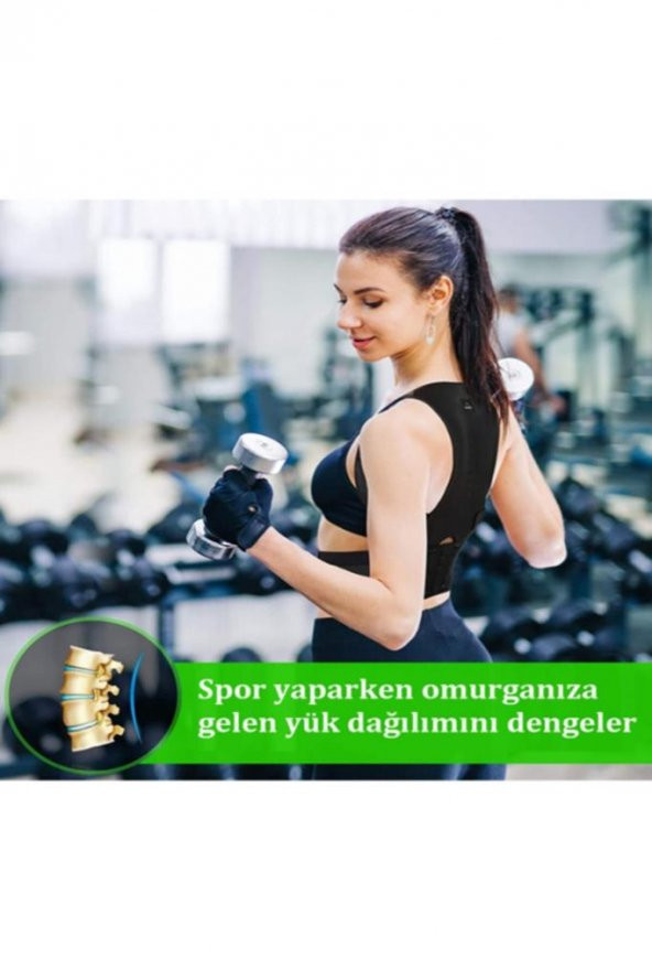 Medikal Unisex Dik Duruş Korsesi Manyetik Korse Omuz Bel Sırt Korsesi - 4