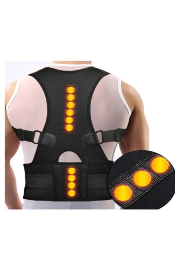 Dik Duruş Korsesi Ayarlanabilir Posturex Manyetik Korse - 3