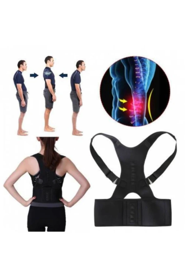 Bayan Dik Duruş Korsesi Bel Korsesi Omuz Korsesi Kadın Bel Inceltici Duruş Bozukluğu Için Korse - 5