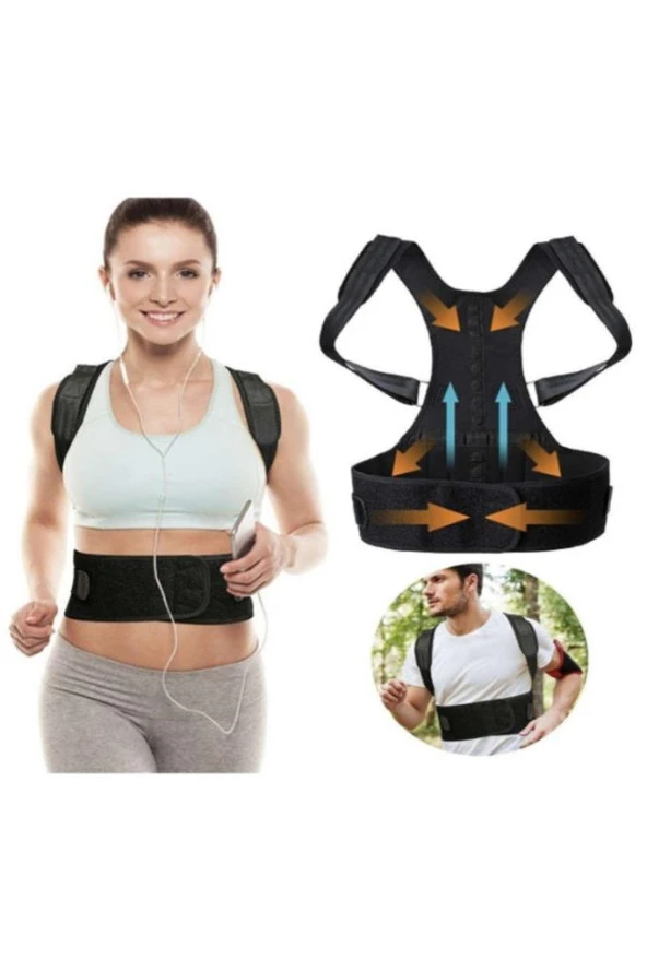 Lifestyle Medikal Kifoz Skolyoz Korsesi Manyetik Dik Duruş Korsesi Yeleği - 2