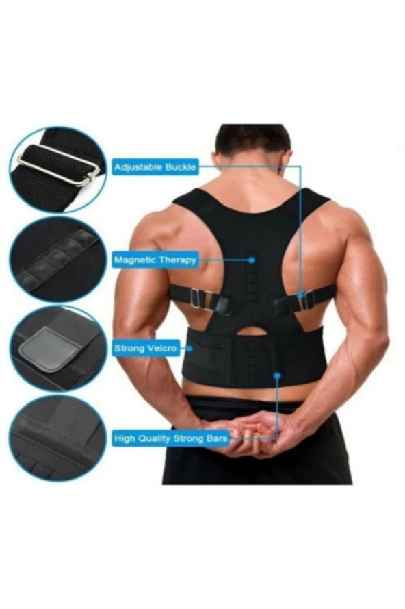 Mıknatıslı Manyetik Dik Duruş Korsesi - 3