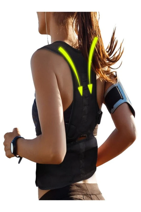 Manyetik Dik Durmak Için Korse Ortopedik Kamburluk Önleyici Bayan Erkek Dik Duruş Bel Sırt Korsesi