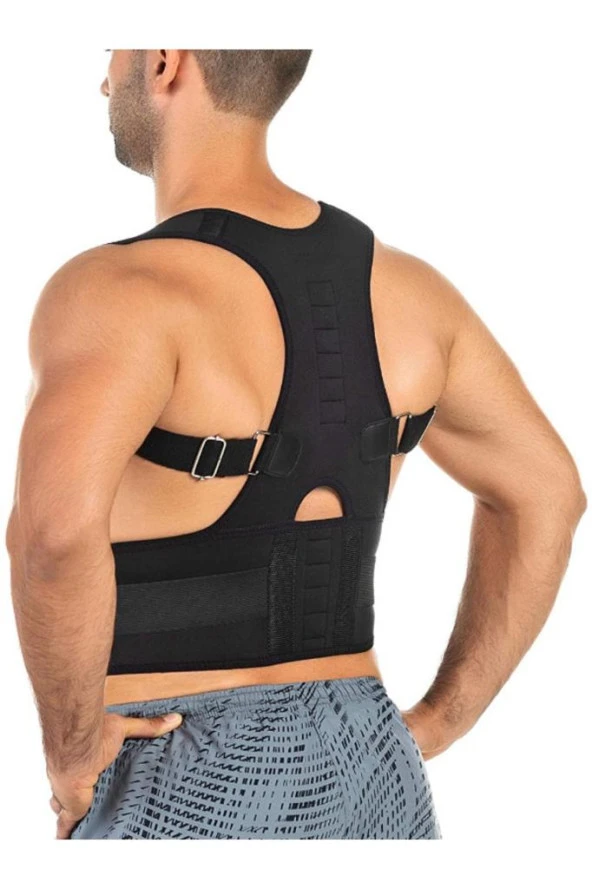 Medikal Unisex Dik Duruş Korsesi Manyetik Korse Omuz Bel Sırt Korsesi - 3