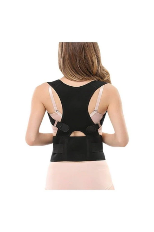Medikal Unisex Dik Duruş Korsesi Manyetik Korse Omuz Bel Sırt Korsesi - 4
