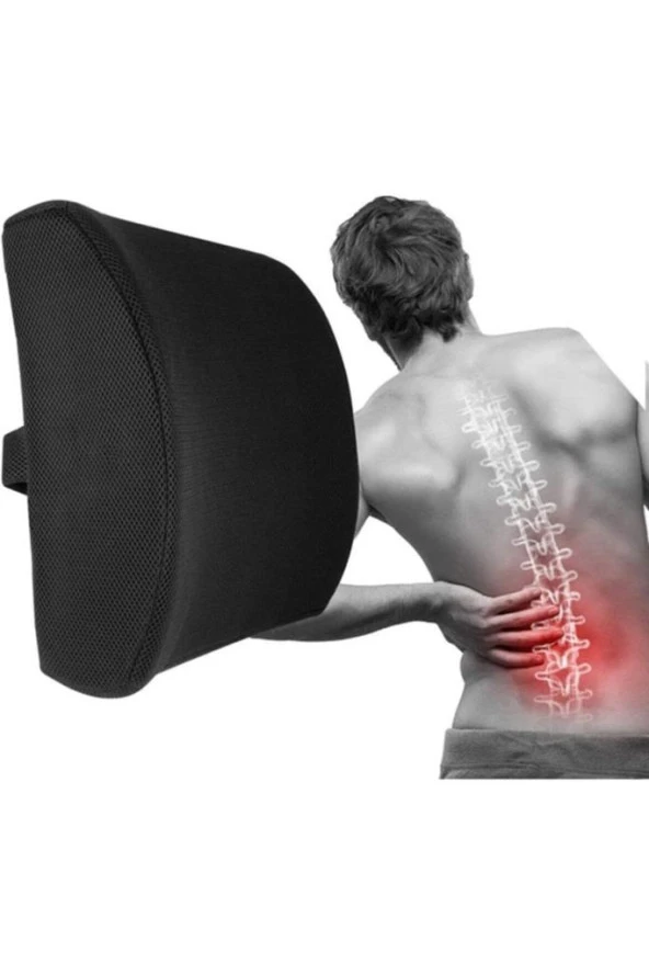 Ofis Koltuk Bel Sırt Minderi Destek Yastığı - 3