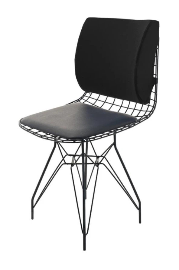 Ortobedik Sırt Minderi Bel Yastığı Destek Araç Ofis Koltuk - 3