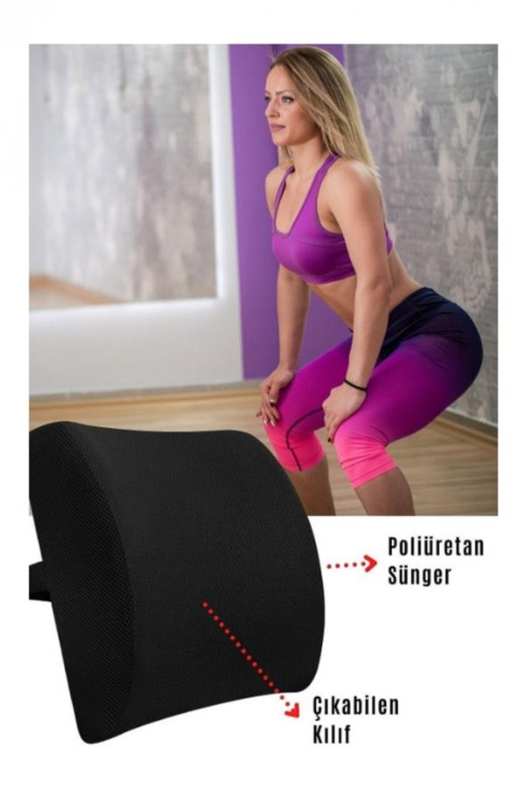 Yastık Ortopedik Bel Sırt Yastığı Minderi