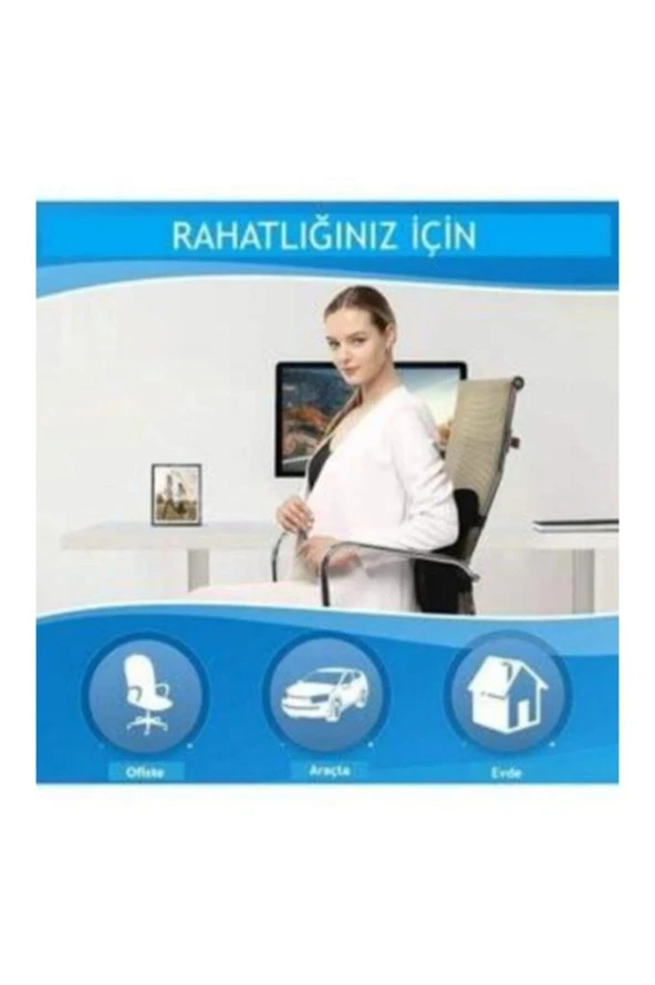Yastık Ortopedik Bel Sırt Yastığı Minderi - 5