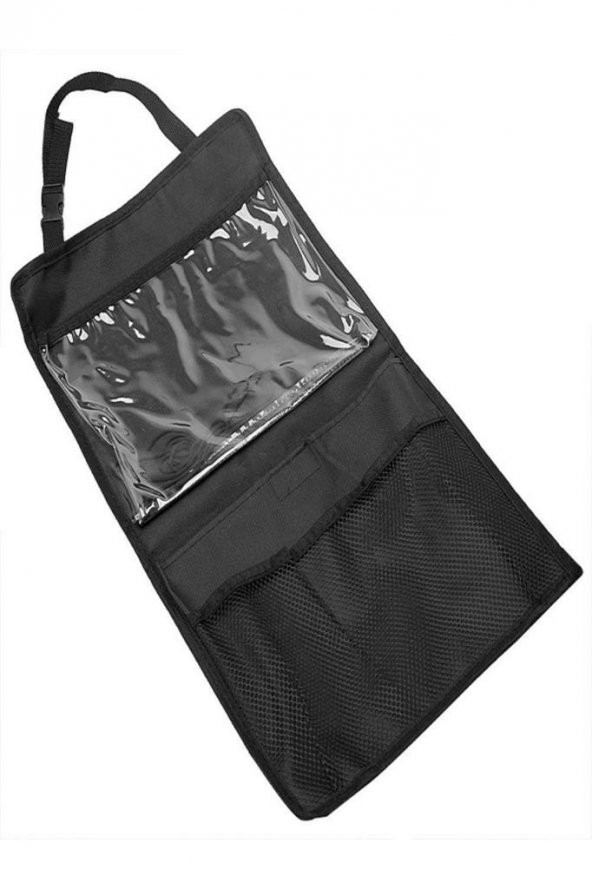 Oto Koltuk Arkası Şeffaf Tablet Tutucu Kılıfı Araba Araç Içi Düzenleyici Organizer - 3