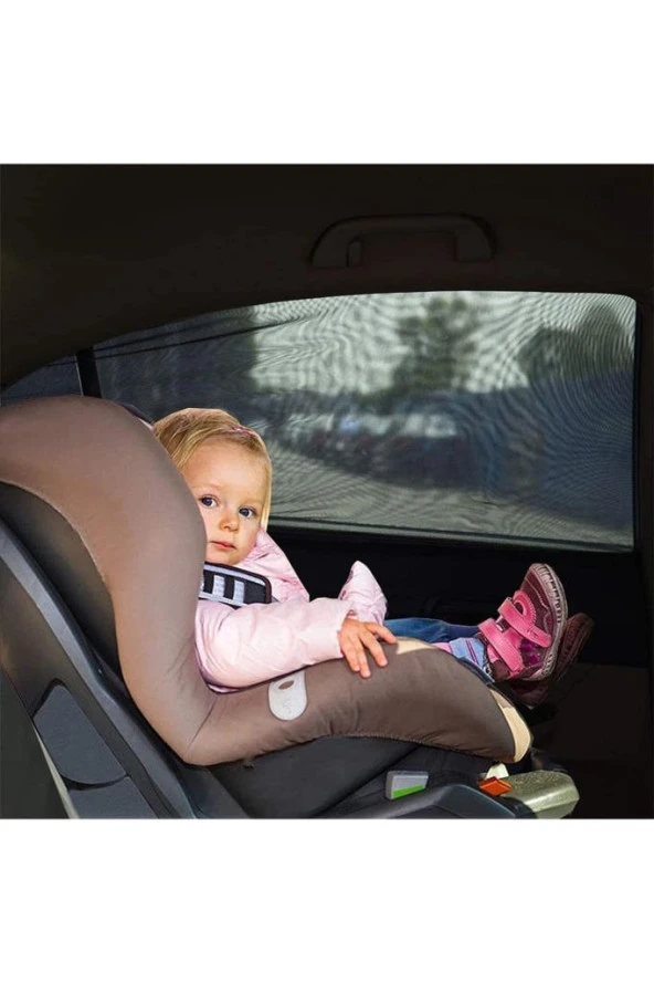 Araba Yan Cam Güneşlik Perde Araç Arka Cam Perdesi - 3