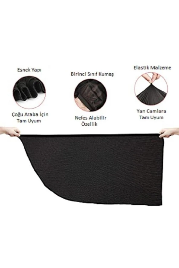 Araba Araç Oto Yan Cam Güneşlik Örtü Perde Kılıf Güneşliği Araba Anne Bebek Emzirme Perdesi - 4