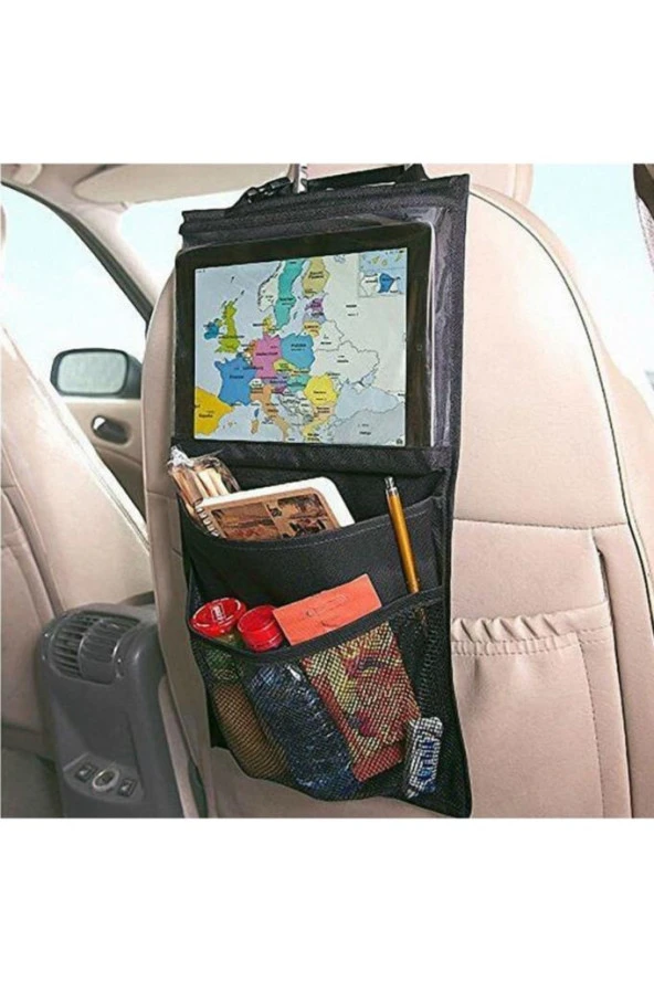 Araba Oto Araç Içi Koltuk Arkası Oto Tablet Tutucu Pratik - 3