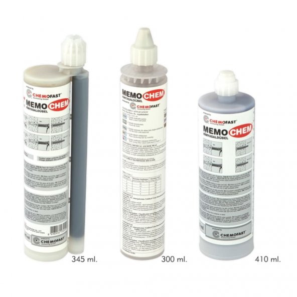Memochem Kimyasal Dübel 12 Adet 345Ml - 12 Adet