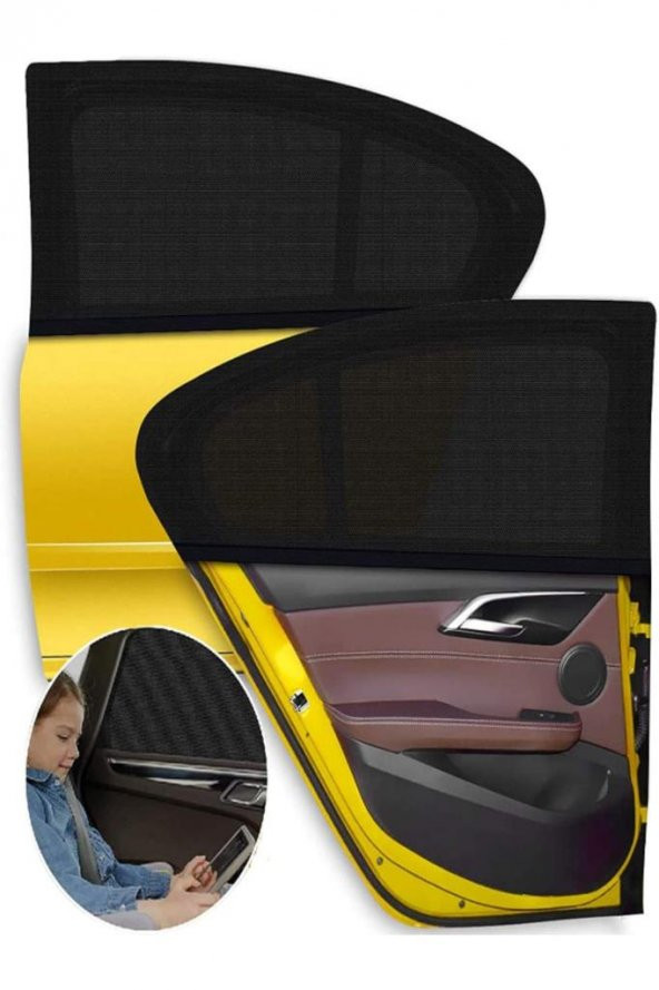 Oto Yan Cam Güneşlik Perde 1 Ade - 4