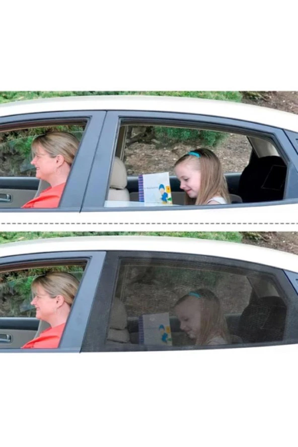 Araba Araç Oto Yan Cam Güneşlik Örtü Perde Kılıf Güneşliği Araba Anne Bebek Emzirme Perdesi Araba - 2