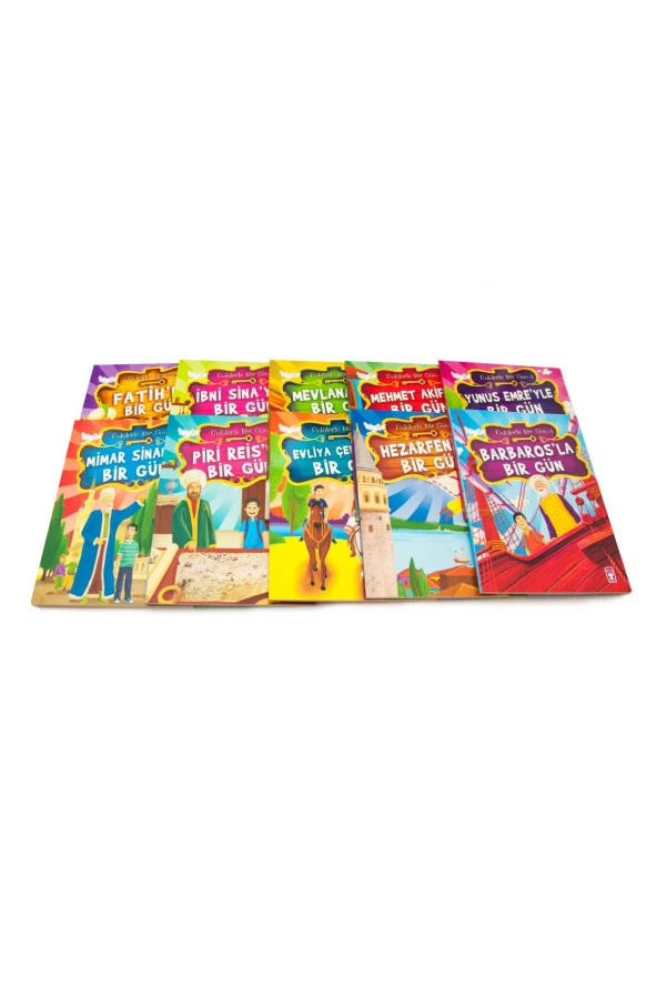Ünlülerle Bir Gün (10 Kitap) - 1 - 3