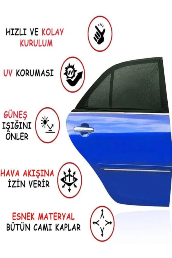 Araba Araç Oto Yan Cam Güneşlik Örtü Perde Kılıf Güneşliği Araba Anne Bebek Emzirme Perdesi