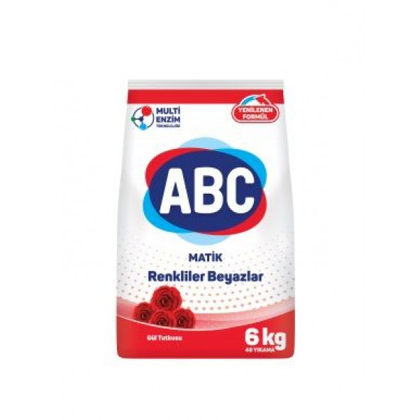 ABC MATİK RENKLİLER BEYAZLAR 6 KG