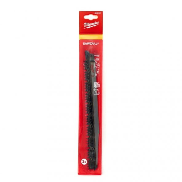 Milwaukee Ahşap Tilki Kuyruğu Testere Bıçağı 240Mm 3lü S1531L