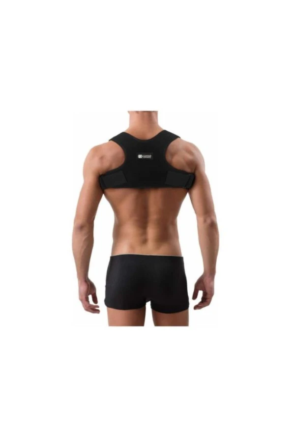 Unisex Siyah Kelebek Dik Duruş Korsesi Kamburluk Önleyici Terletmez Korse - 2