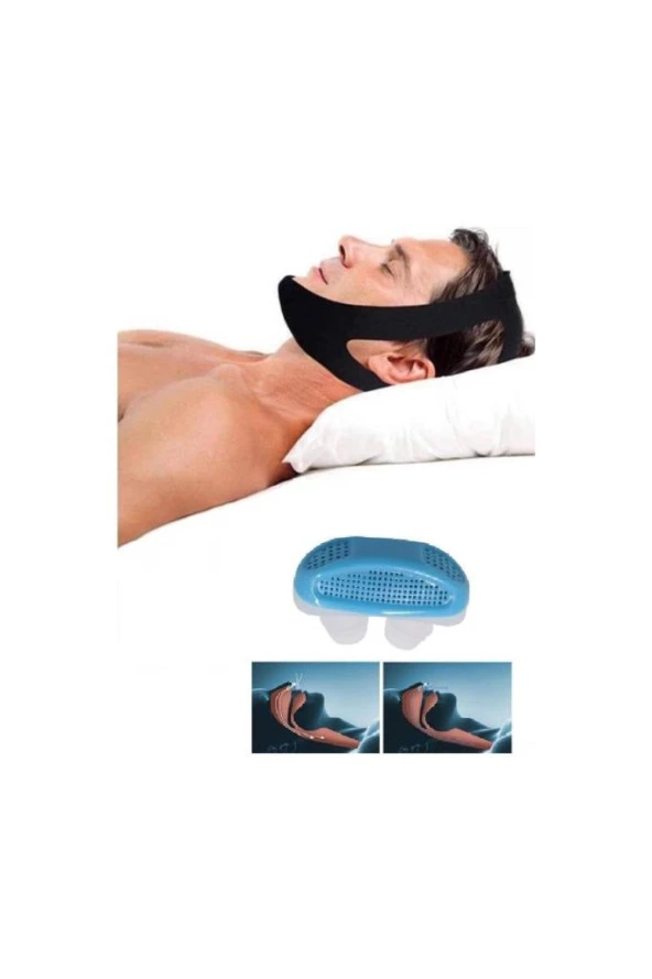 Horlama Bandı Horlama Önleyici Engelleyici Burun Çene Bandı Apara - 2