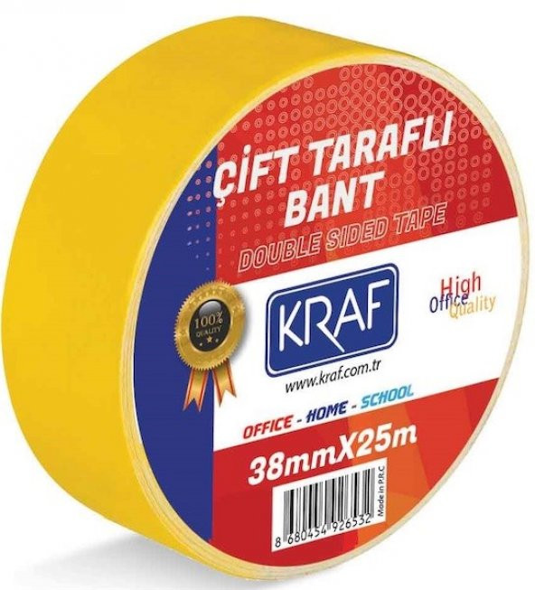 KRAF ÇIFT TARAFLI BANT 38MMX25M 2538G