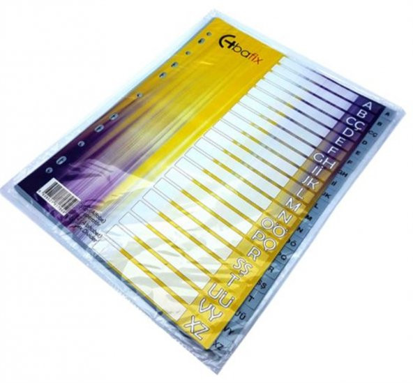 Bafix Seperatör A-Z Plastik A4 ürün görseli