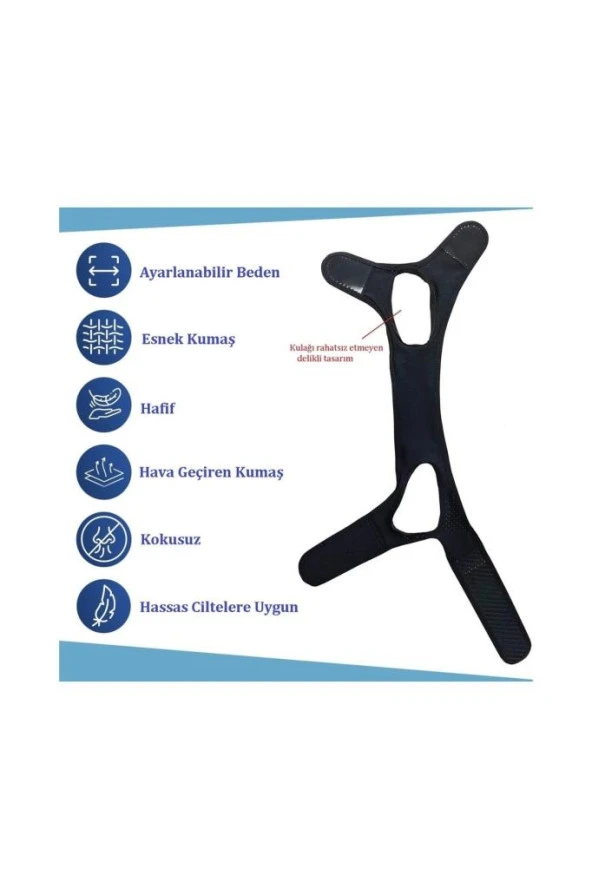 Çene Kemeri Bandı Horlama Protezi Anti Horlama Önleyici - 3