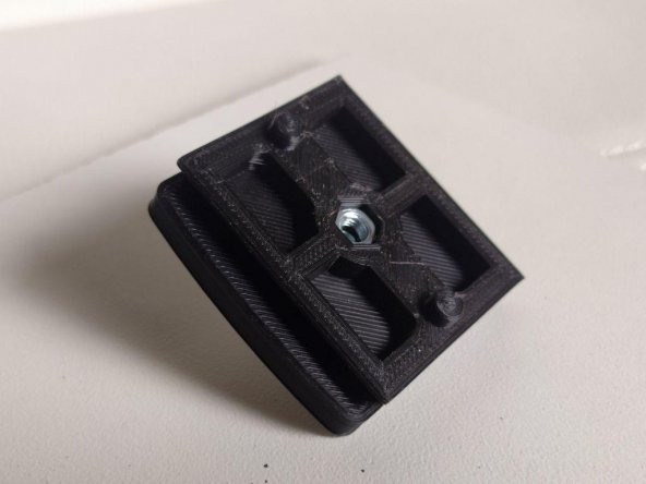 M5 Somunlu Evrensel Kamera Tripod Hızlı Yayın Montaj Plakası Plastik Aparat - 5