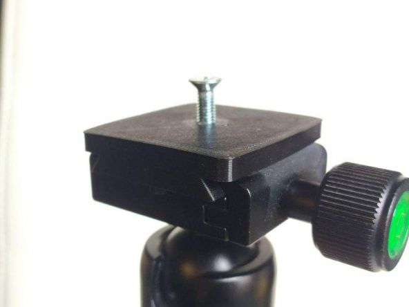 M5 Somunlu Evrensel Kamera Tripod Hızlı Yayın Montaj Plakası Plastik Aparat - 8