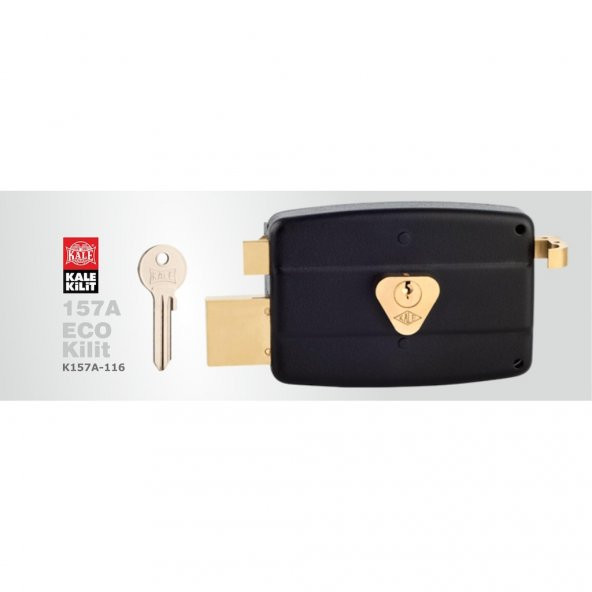 Kale Eco 157A Trajlı Kilit Standart Silindirli Karşılıksız