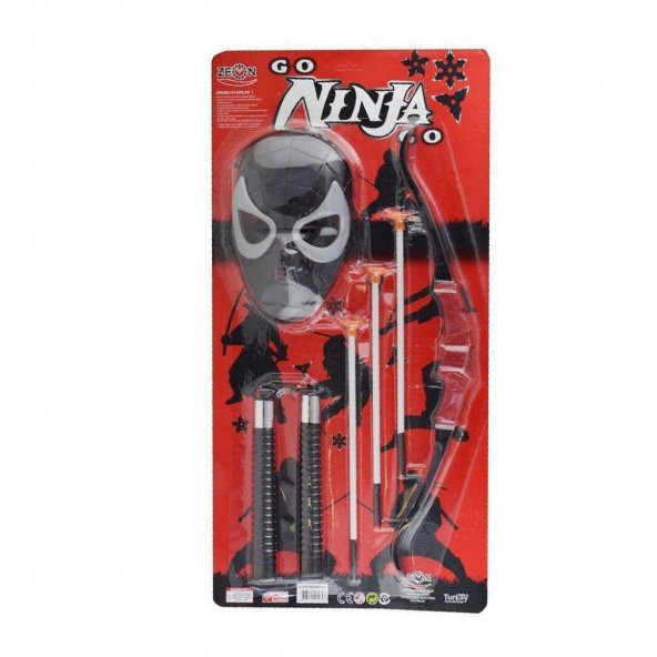 Maskeli Mınçıka, Ok Yay Ninja Oyuncakları Hepsi Bir Arada Oklu ve Mınçıkalı Ninja Oyun Seti