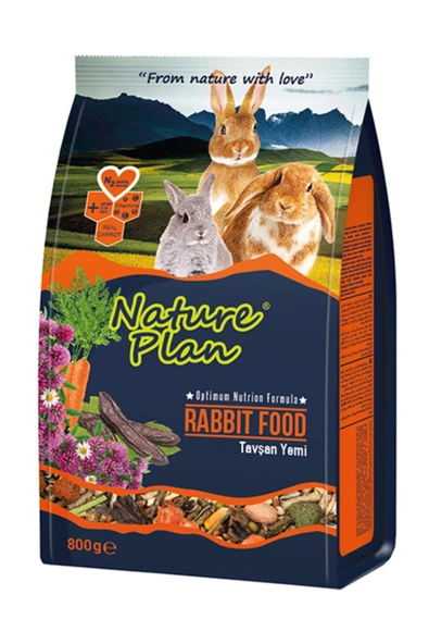 Nature Plan Tavşan Yemi 800 Gr x 5 Adet